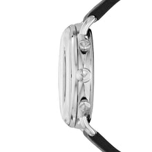 Load image into Gallery viewer, Emporio Armani Men's Chronograph Black Leather Watch AR11143