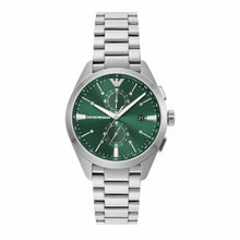 Load image into Gallery viewer, Emporio Armani Silver-Tone Chronograph Watch AR11480