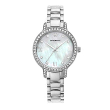 Load image into Gallery viewer, Emporio Armani Silver-Tone Analogue Watch AR11484