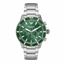 Load image into Gallery viewer, Emporio Armani Silver Tone Chronograph Watch AR11500