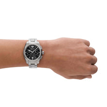 Load image into Gallery viewer, Emporio Armani Silver Tone Choronograph Watch AR11560