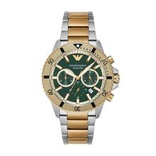 Load image into Gallery viewer, Emporio Armani Two Tone Chronograph Watch AR11586
