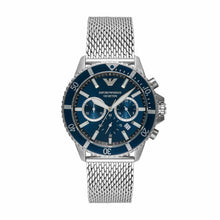 Load image into Gallery viewer, Emporio Armani Silver Tone Chronograph Watch AR11587