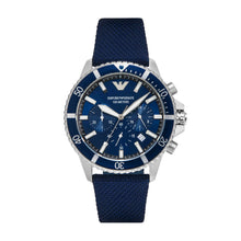 Load image into Gallery viewer, Emporio Armani Blue Chronograph Watch AR11588