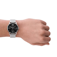 Load image into Gallery viewer, Emporio Armani Silver Tone Analogue Watch AR11600