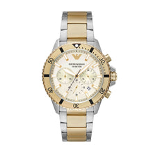 Load image into Gallery viewer, Emporio Armani Two Tone Chronograph Watch AR11606