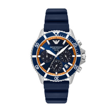 Load image into Gallery viewer, Emporio Armani Blue Chronograph Watches AR11696