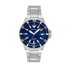 Load image into Gallery viewer, Emporio Armani Silver Tone Analogue Watches AR11697