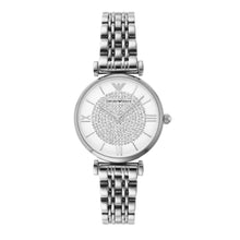 Load image into Gallery viewer, Emporio Armani Silver-Tone Analogue Watch AR1925