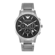 Load image into Gallery viewer, Emporio Armani Silver-Tone Chronograph Watch AR2434