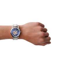 Load image into Gallery viewer, Emporio Armani Silver-Tone Analogue Watch AR60036
