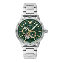 Load image into Gallery viewer, Emporio Armani Silver Tone Analogue Watch AR60053