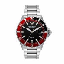 Load image into Gallery viewer, Emporio Armani Silver Tone Analogue Watch AR60074