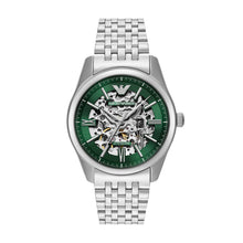 Load image into Gallery viewer, Emporio Armani Silver Tone Analogue Watches AR60091