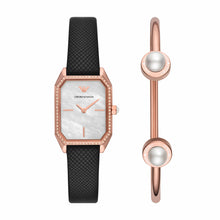 Load image into Gallery viewer, Emporio Armani Black Analogue Watch AR80068SET