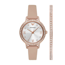 Load image into Gallery viewer, Emporio Armani Pink Analogue Watch AR80069SET