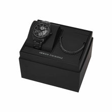 Load image into Gallery viewer, Armani Exchange Black Chronograph Watch AX7160SET