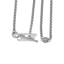 Load image into Gallery viewer, Diesel Steel Silver Tone Necklace DX1477040