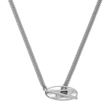 Load image into Gallery viewer, Diesel Chain Necklace Silver Tone Necklace DX1534040