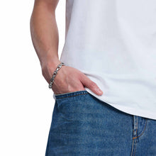 Load image into Gallery viewer, Diesel Metamorph Silver-Tone Bracelet DX1633040