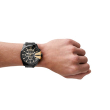 Load image into Gallery viewer, Diesel Mega Chief Black Chronograph Watch DZ4338