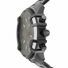 Load image into Gallery viewer, Diesel Griffed Gun-Metal Chronograph Watch DZ4586