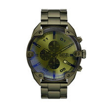 Load image into Gallery viewer, Diesel Spiked Green Chronograph Watch DZ4670