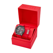 Load image into Gallery viewer, Diesel Griffed Red Chronograph Watch DZ4673SET