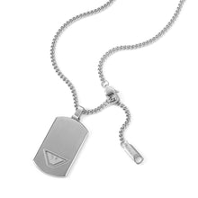Load image into Gallery viewer, Emporio Armani Silver Tone Pendant