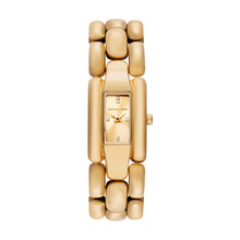Load image into Gallery viewer, Michael Kors Hally Gold Tone Analogue Watches MK4921