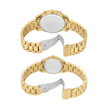 Load image into Gallery viewer, Michael Kors Lexington Gold Tone Analogue Watches MK4950SET
