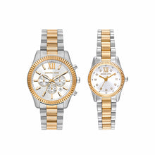 Load image into Gallery viewer, Michael Kors Lexington Two-Tone Analogue Watches MK4952SET