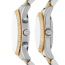 Load image into Gallery viewer, Michael Kors Lexington Two-Tone Analogue Watches MK4952SET