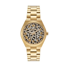 Load image into Gallery viewer, Michael Kors Lennox Gold Tone Analogue Watch MK7500