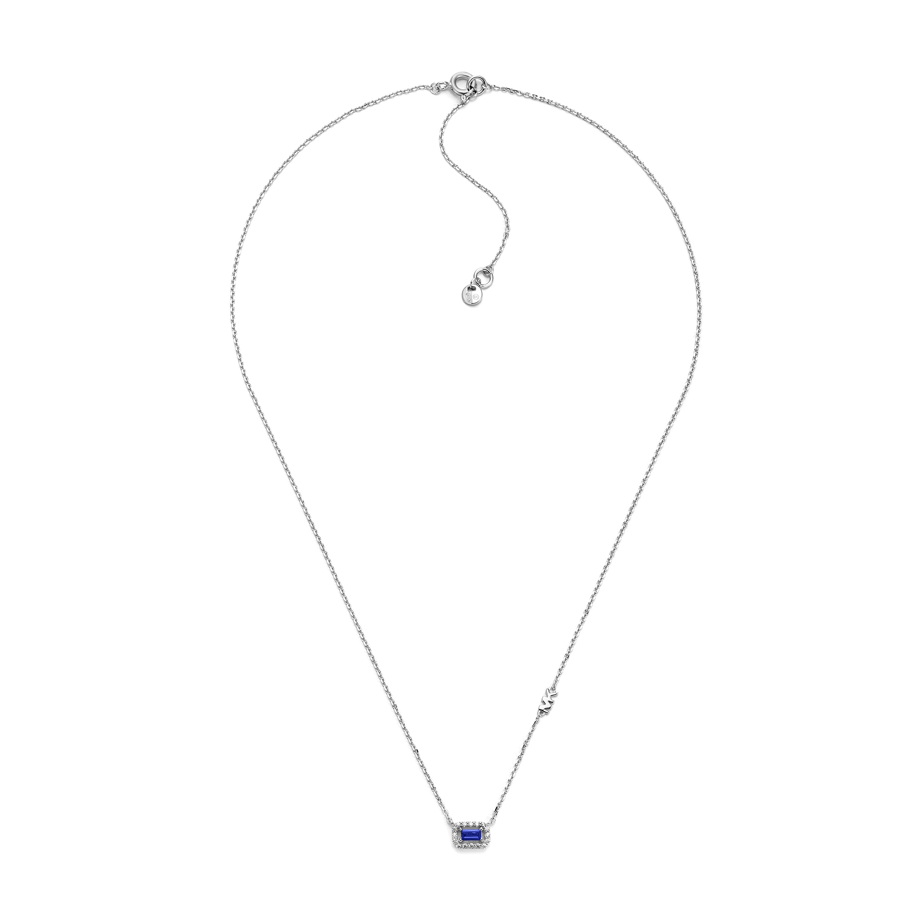 Michael Kors Premium Silver Tone Necklace MKC1835040 – Watch