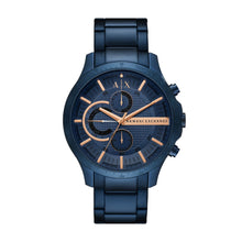 Load image into Gallery viewer, Armani Exchange Chronograph Blue Stainless Steel Watch AX2430