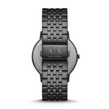 Load image into Gallery viewer, Armani Exchange Two-Hand Black Stainless Steel Watch AX2872