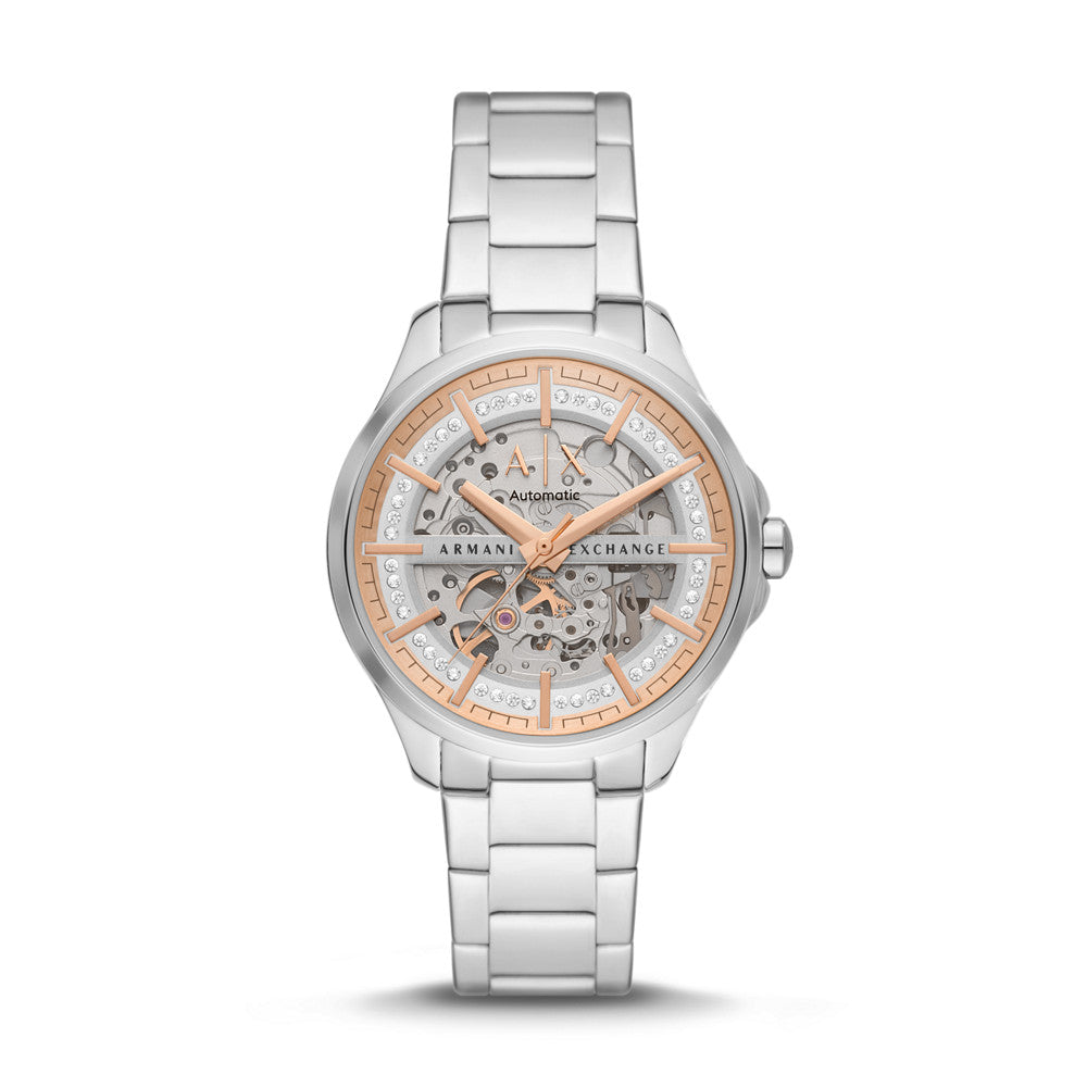 Armani exchange 2025 skeleton watch