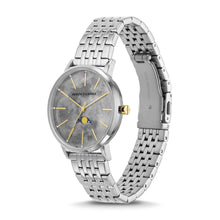 Load image into Gallery viewer, Armani Exchange Moonphase Multifunction Stainless Steel Watch AX5585