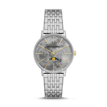 Load image into Gallery viewer, Armani Exchange Moonphase Multifunction Stainless Steel Watch AX5585