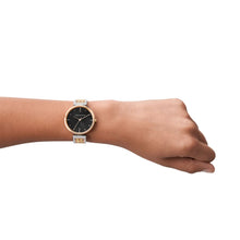 Load image into Gallery viewer, Armani Exchange Three-Hand Tri-Tone Stainless Steel Watch AX5911