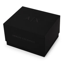 Load image into Gallery viewer, Armani Exchange Three-Hand Rose Gold-Tone Stainless Steel Watch and Rose Gold-Tone Stainless Steel Necklace Set AX7145SET