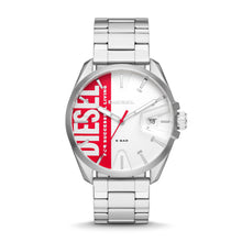 Load image into Gallery viewer, Diesel MS9 Three-Hand Date Stainless Steel Watch DZ1992