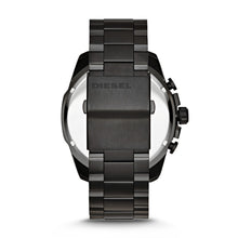Load image into Gallery viewer, Diesel Men's Mega Chief Chronograph Black Stainless Steel Watch DZ4318