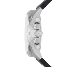 Load image into Gallery viewer, Diesel Baby Chief Chronograph Black Leather Watch DZ4592