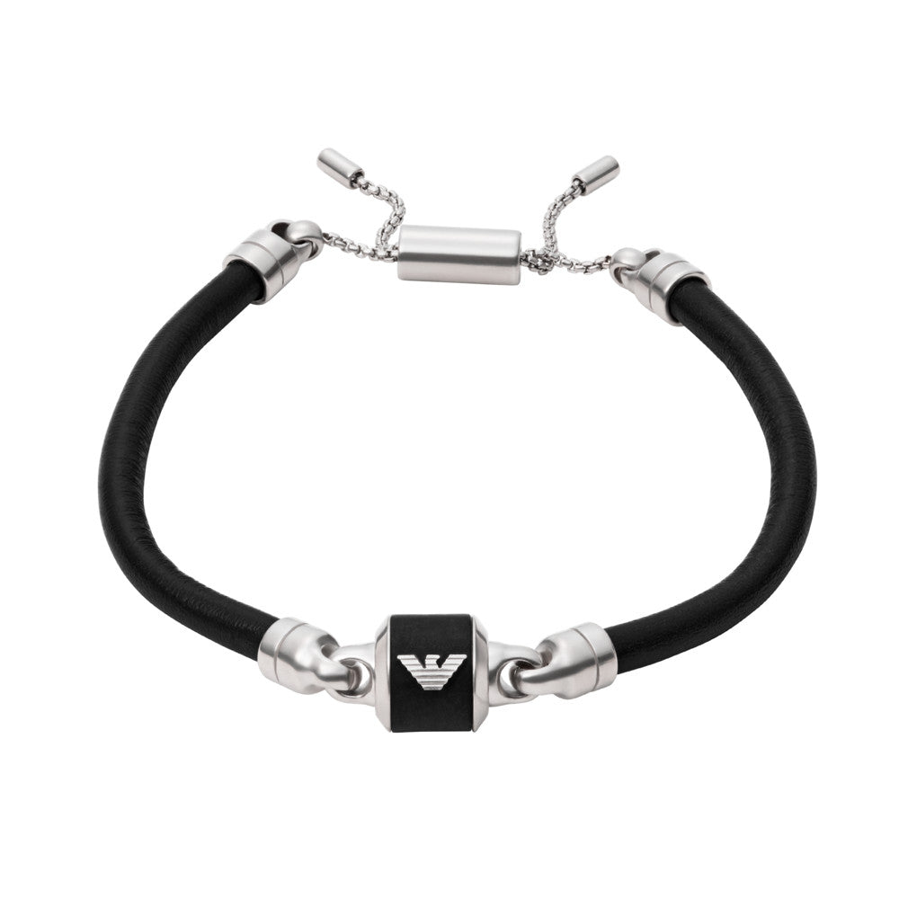 Emporio Armani Black Marble Station® for Designer and Jewelry Site Bracelet Kong EGS2912040 Official - & Watches, Strap Watch Authentic – Smartwatches Leather Hong