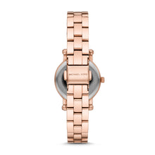 Load image into Gallery viewer, Michael Kors Women's Norie Three-Hand Rose Gold Stainless Steel Watch MK3558