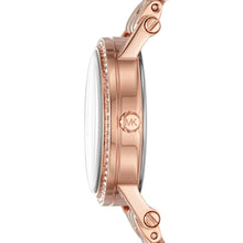 Load image into Gallery viewer, Michael Kors Women's Norie Three-Hand Rose Gold Stainless Steel Watch MK3558