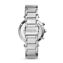 Load image into Gallery viewer, Michael Kors Silver-Tone Glitz Parker Watch MK5353