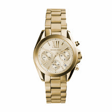 Load image into Gallery viewer, Michael Kors Gold-Tone Mini Bradshaw Watch MK5798